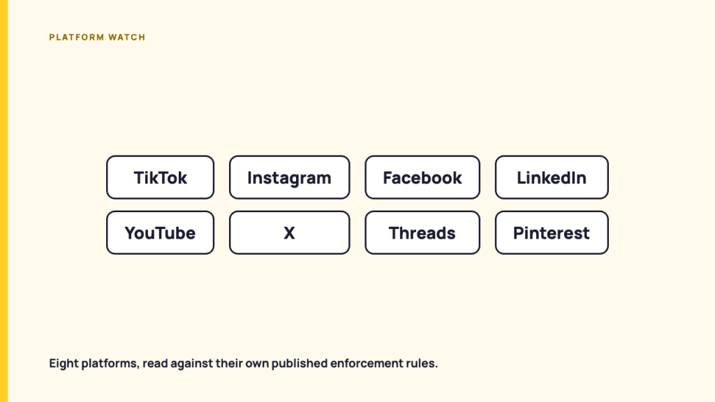 Business account restrictions: what the platforms actually document