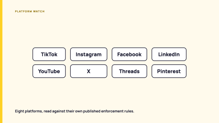 Business account restrictions: what the platforms actually document
