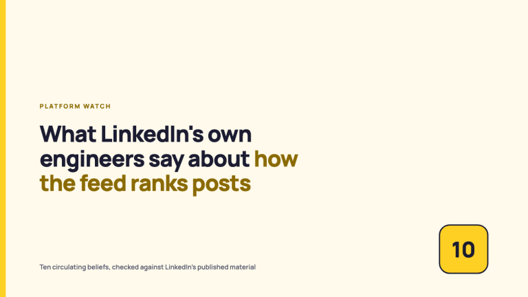 How the LinkedIn feed ranks posts, according to LinkedIn’s own engineering posts