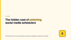 The Hidden Cost of Switching Social Media Schedulers (and Why Most Teams Underestimate It)
