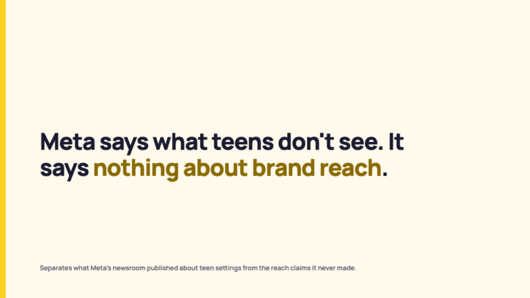 Instagram teen settings: what Meta says about brand posts