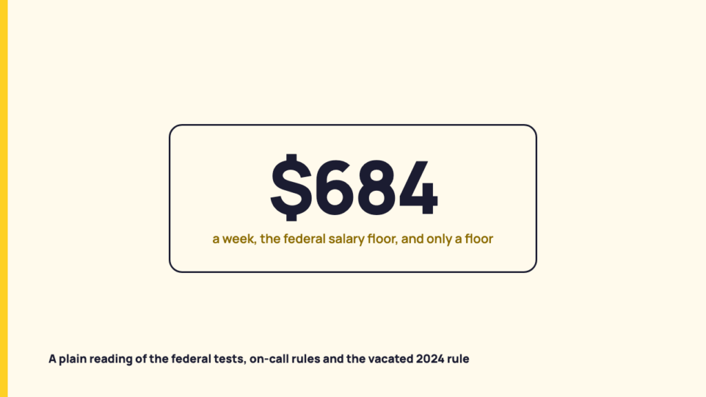 Overtime and the social media job: what US federal tests turn on